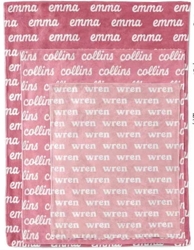 Baby Name Blankets