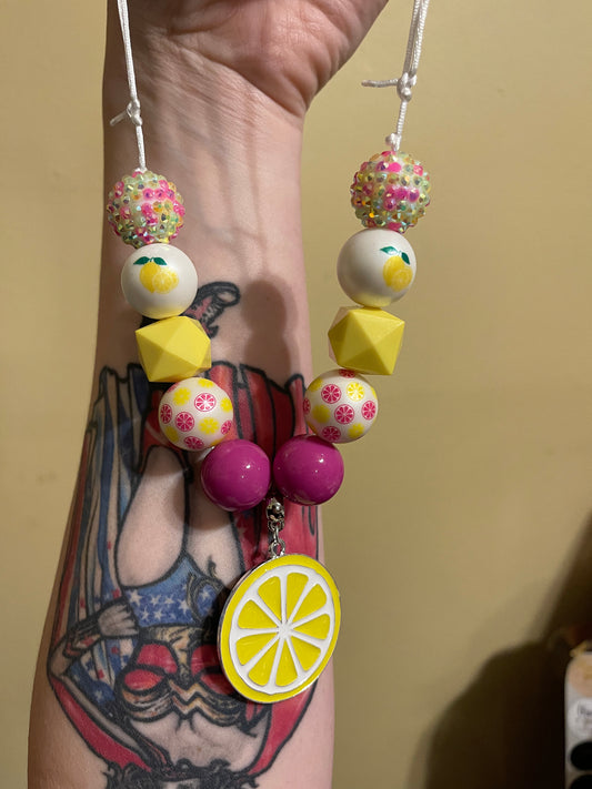 Bougie Lemons Bubblegum Necklace