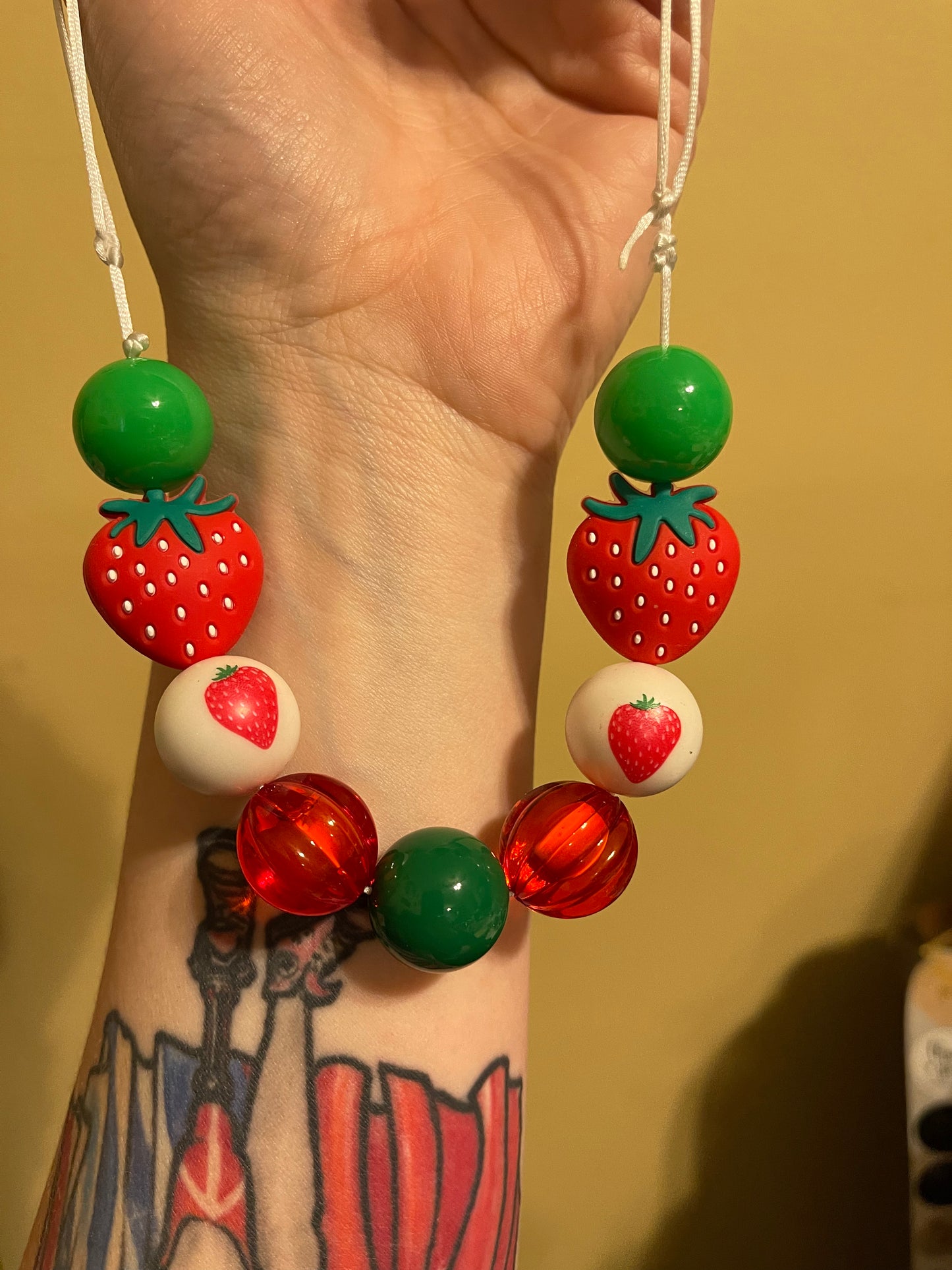 Berry Sweet # 1 Bubblegum Necklace