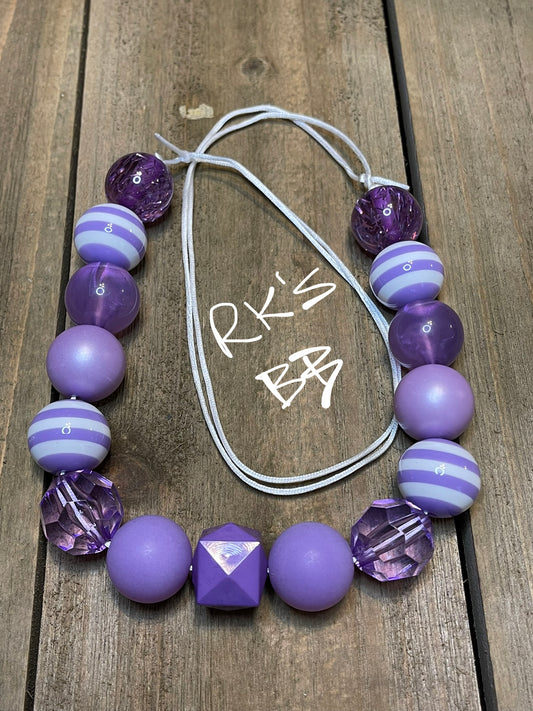 Purple Madness Bubblegum Necklace