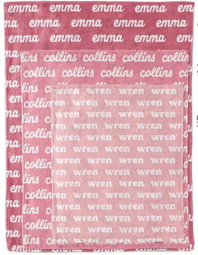 Baby Name Blankets